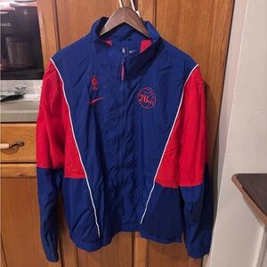 76ers Nike sweatsuit jacket